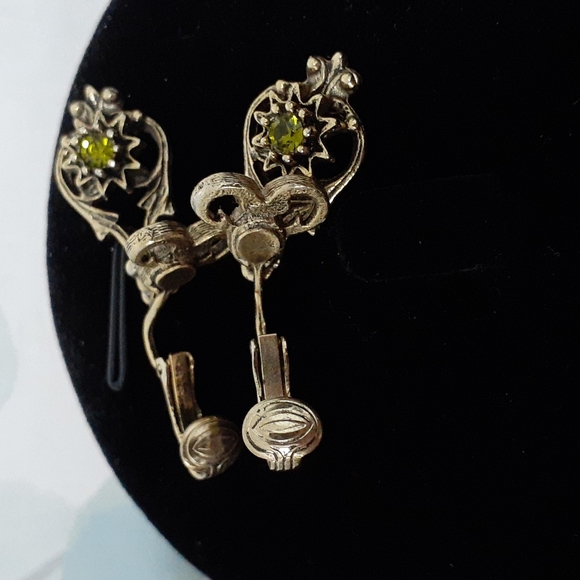 Vintage Sarah Coventry Clip On Dangle Earrings - Picture 6 of 7